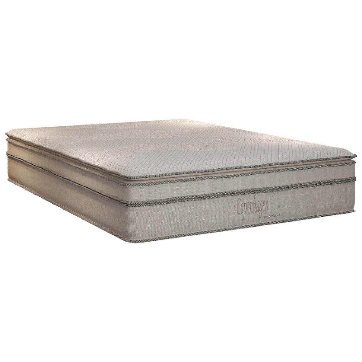 COLCHON QUEEN - Premium Copenhagen Espuma y Resortes Ensacados 158 x 198 x 42 cm - 5 Años de Garantía 