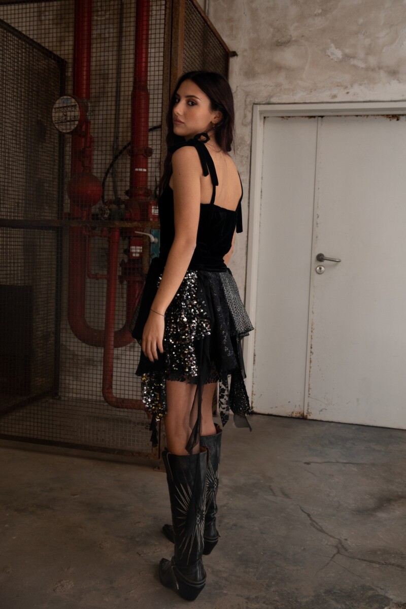 Vestido Tinta NEGRO
