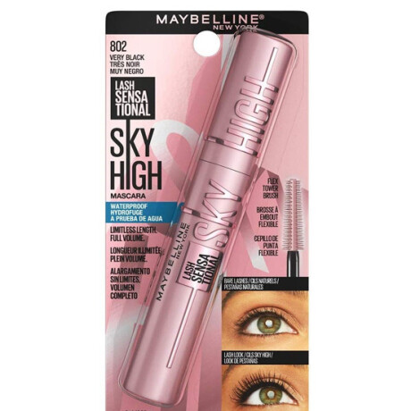 MAYBELLINE MASCARA DE PESTAÑAS SKY HIGH WTP N°802 VERY BLACK MAYBELLINE MASCARA DE PESTAÑAS SKY HIGH WTP N°802 VERY BLACK
