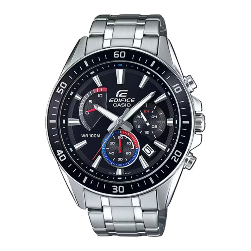 Reloj Casio Edifice EFR552D-1A3VUDF para hombre con correa de acero Reloj Casio Edifice Efr552d-1a3vudf Para Hombre Con Correa De Acero