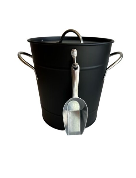 HIELERA CON PALA 19.5x16x20.5CM NEGRO HIELERA CON PALA 19.5x16x20.5CM NEGRO