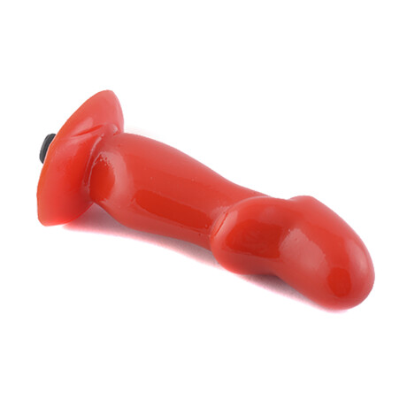 Dilatador Anal Rim Raider Con Micro Vibro Rojo