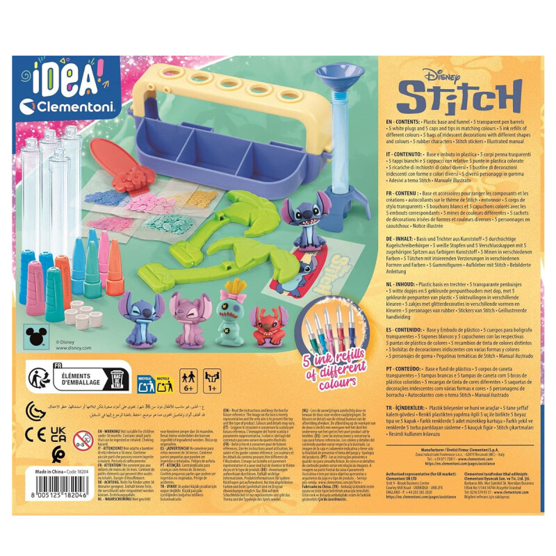 Laboratorio de Bolígrafos Disney Stitch Clementoni Laboratorio de Bolígrafos Disney Stitch Clementoni