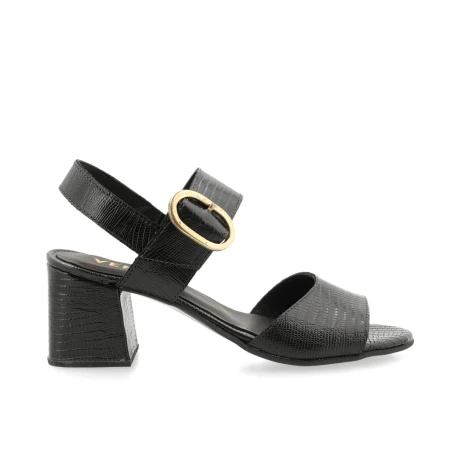 SANDALIAS VENET - CUERO QUIMPER NEGRO