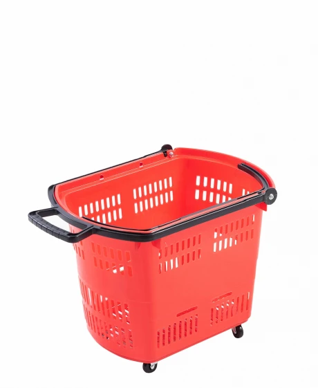 Carro Cesto Supermercado Rojo Carro Cesto Supermercado Rojo