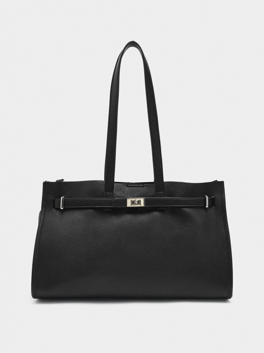 Bolso Para Portátil 13" Con Bolso Removible - negro 