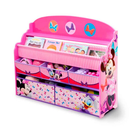 Organizador de Libros y Juguetes Deluxe Diseño Minnie Mouse