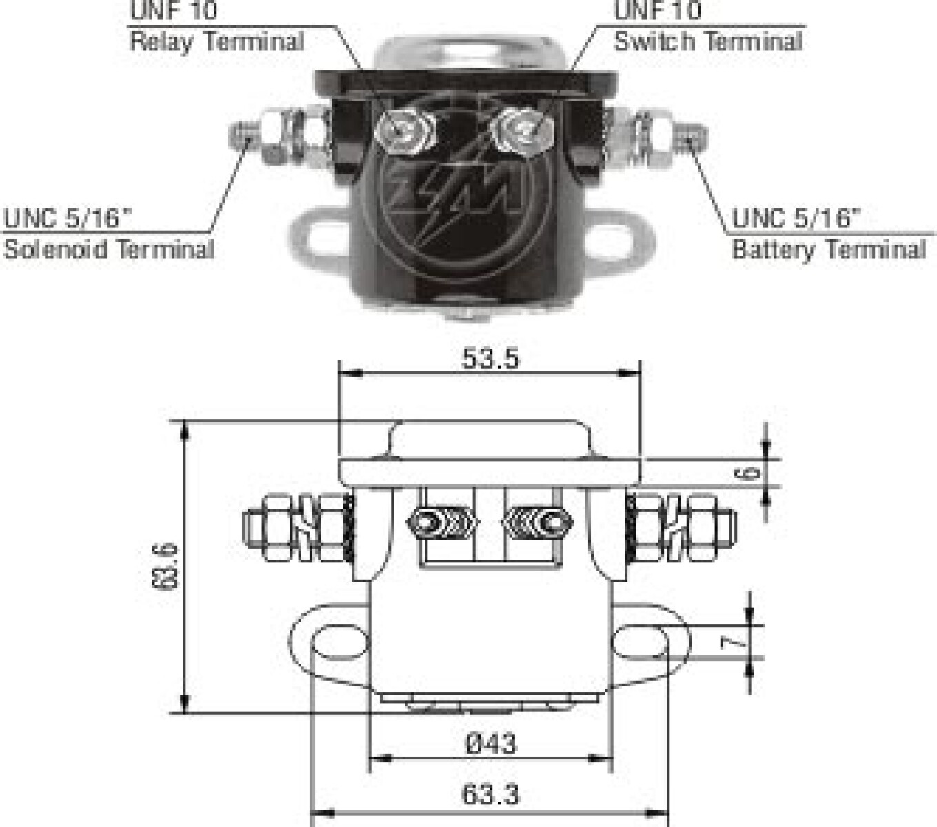 AUTOMATICO DE ARRANQUE - AUXILIAR SW.3CH=IM.70401=1053 ZM 