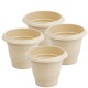 Set x4 Maceta redonda 600 ml ARENA