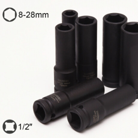 DADO LARGO DE IMPACTO DE 8 MM Y 1/2 N/a