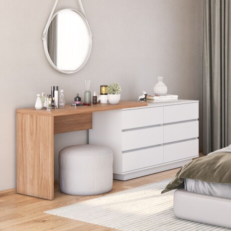 Escritorio esquinero Oring White e Itapua