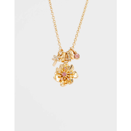 Collar Corto Multidijes Cute Dorado