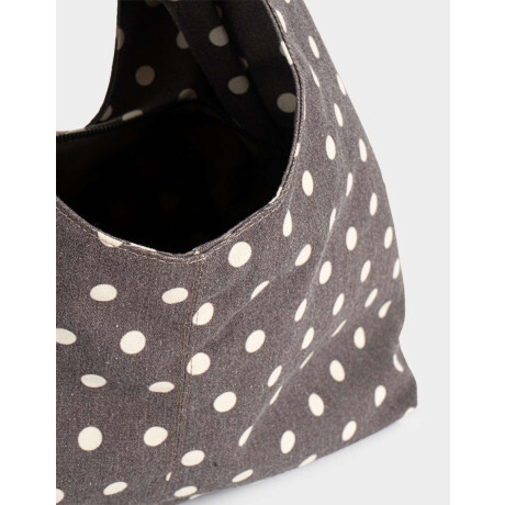 Cartera Saca Cuadrillé Estampado Lunares