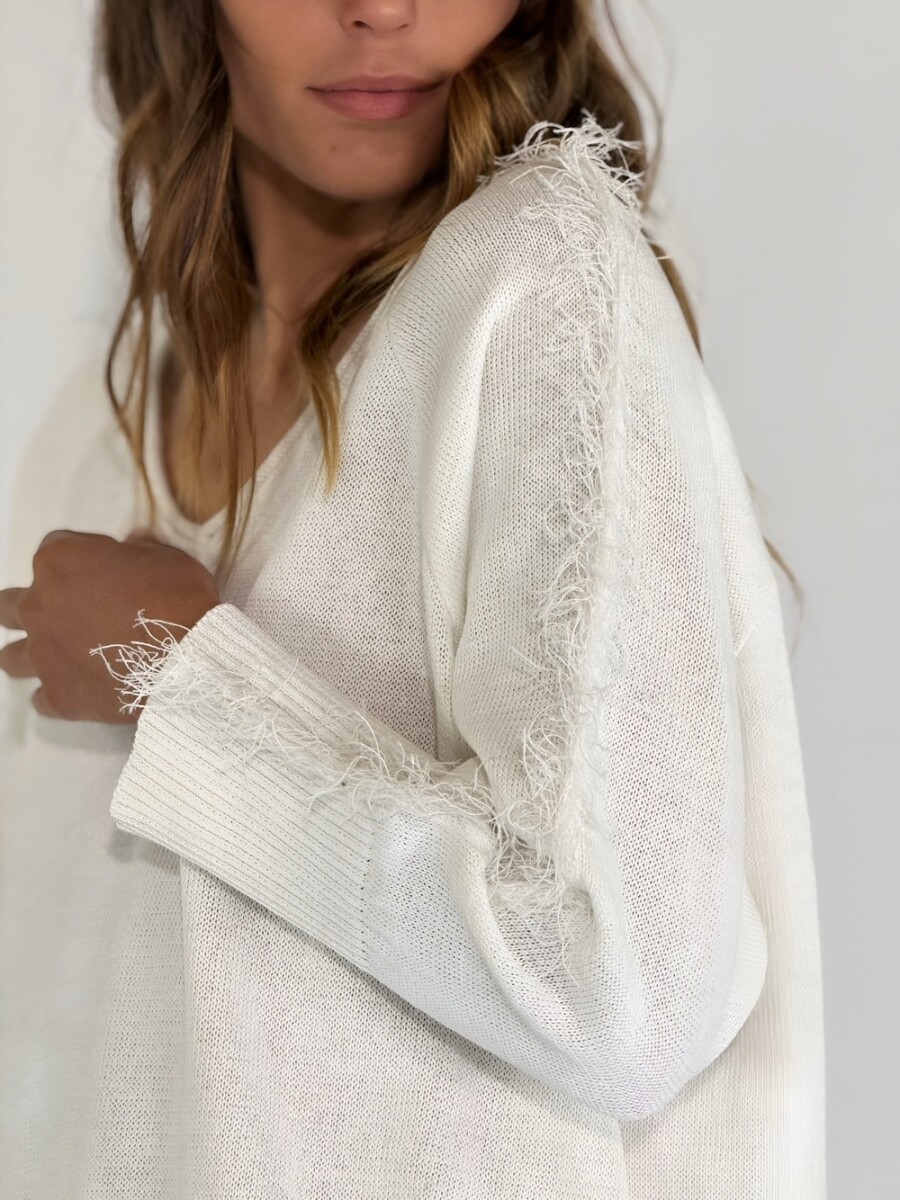 SWEATER LINO DUNA - CRUDO 