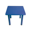 Mesa Cuadrada de Plástico y Metal para Niños 60x60cm Azul
