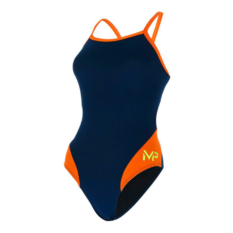 Michael phelps - Malla de Baño para Mujer Team Splice Mid Back SW252040826 - Uv Upf 50+. 26. 001
