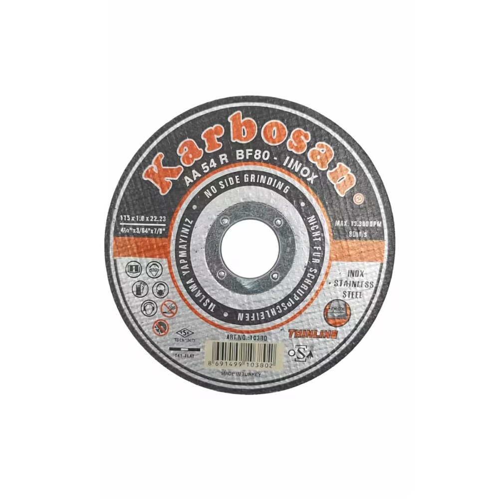 Disco de corte para metal 115 mm x 1 Disco De Corte Para Metal 115 Mm X 1