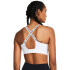 UA Infinity Mid 2.0 Bra-ORG WHT-100