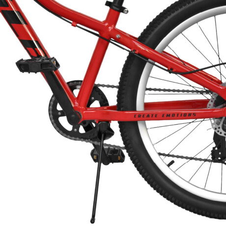 Bicicleta Infantil SLB Stormrider rodado 24 Rojo y Negro