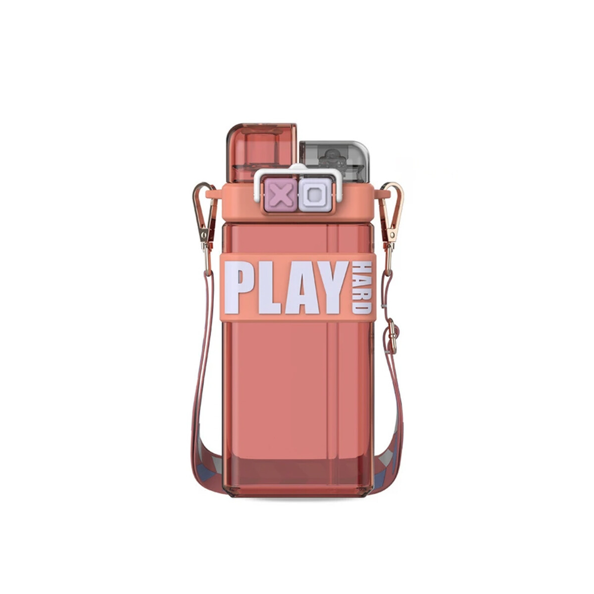 Botella Play doble pico para colgar - Rojo 