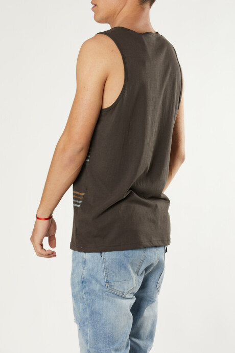 MUSCULOSA MALFBOY RUSTY Gris Oscuro