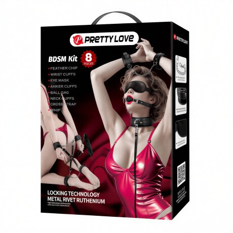 Kit BDSM 8 Piezas Pretty Love Kit BDSM 8 Piezas Pretty Love