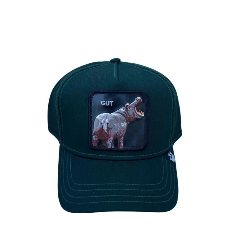 Gorra Goorin Bros Trucker Baseball - The Hippo Gut Verde