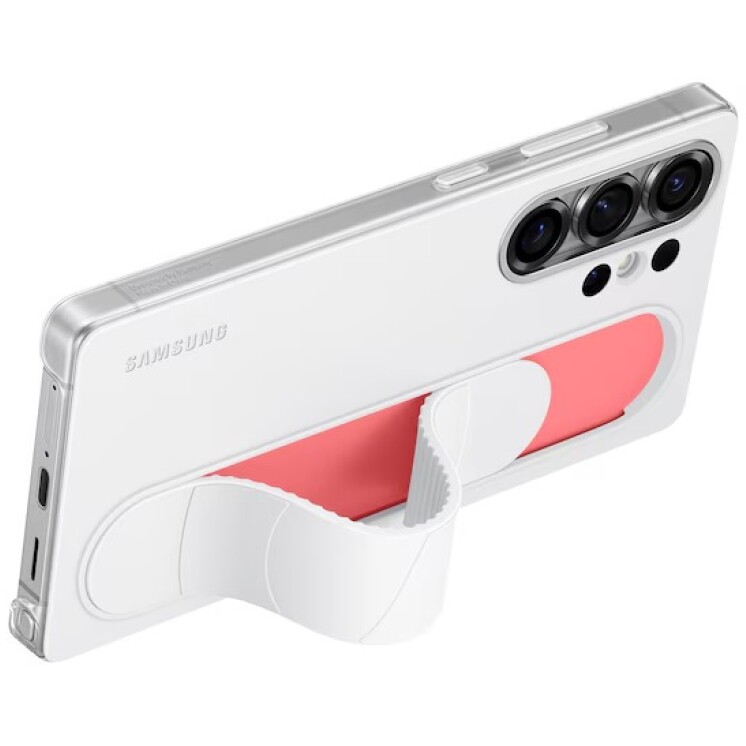 Galaxy S25 Ultra Standing Grip Cover White