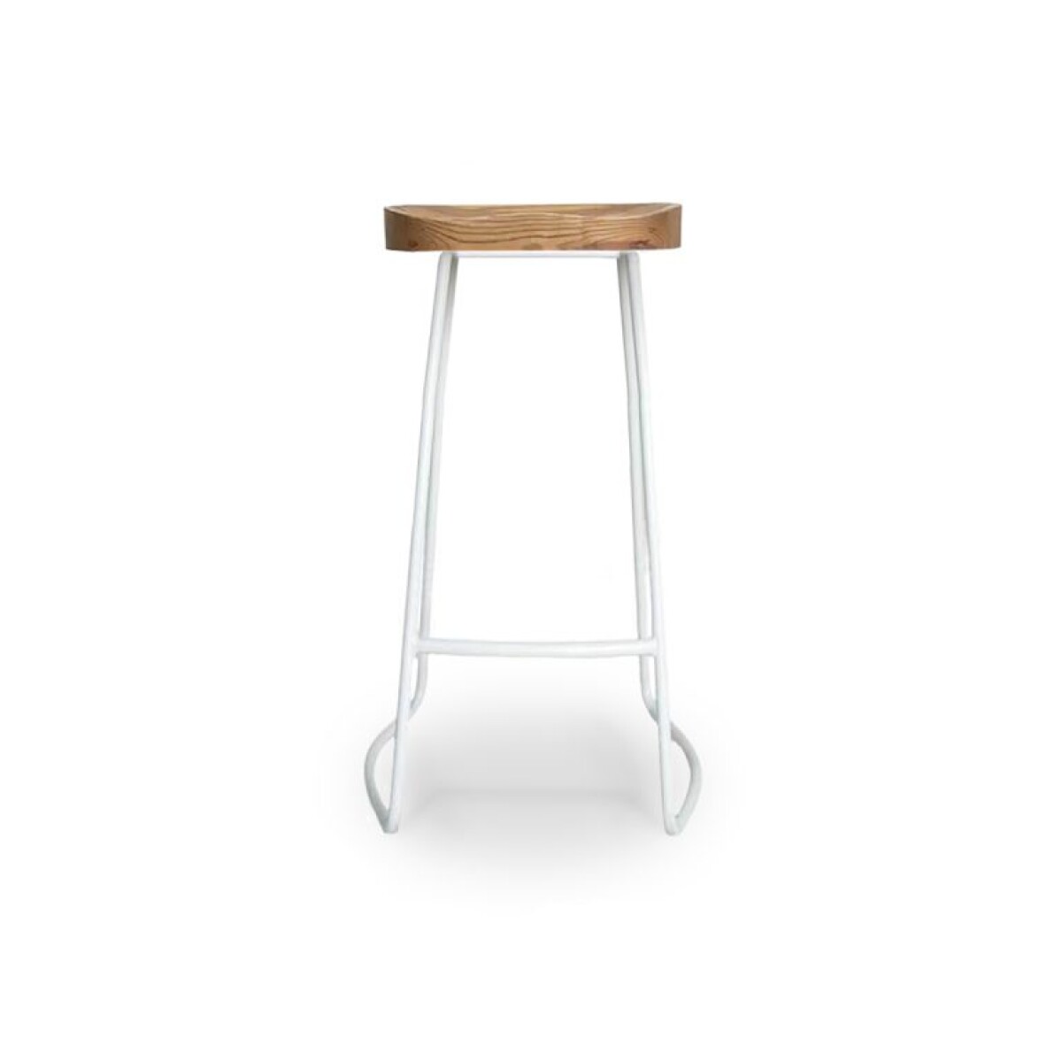 Banqueta Alta Industrial - White 