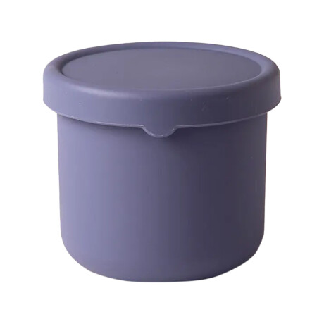 Contenedor Recipiente de Alimentos 250Ml c/ Tapa en Silicona Violeta