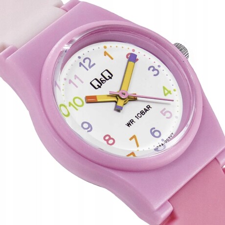 Reloj Q&q Análogo para niños rosa claro y oscuro