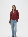 Blusa Oryval Bordeaux