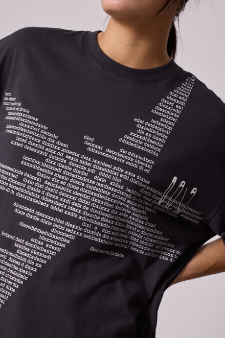 T-SHIRT CAFIL DIXIE Gris Oscuro