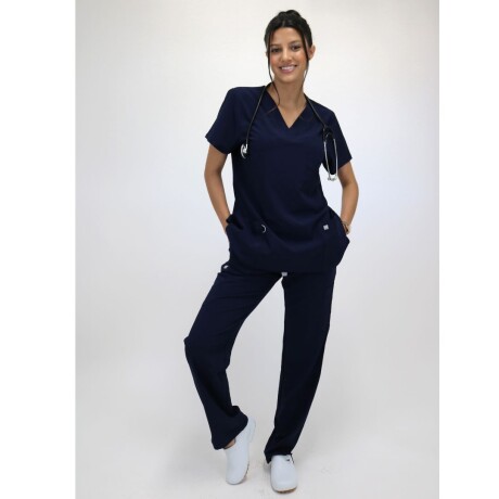 Set Médico Elastizado dama ARGON Azul Marino