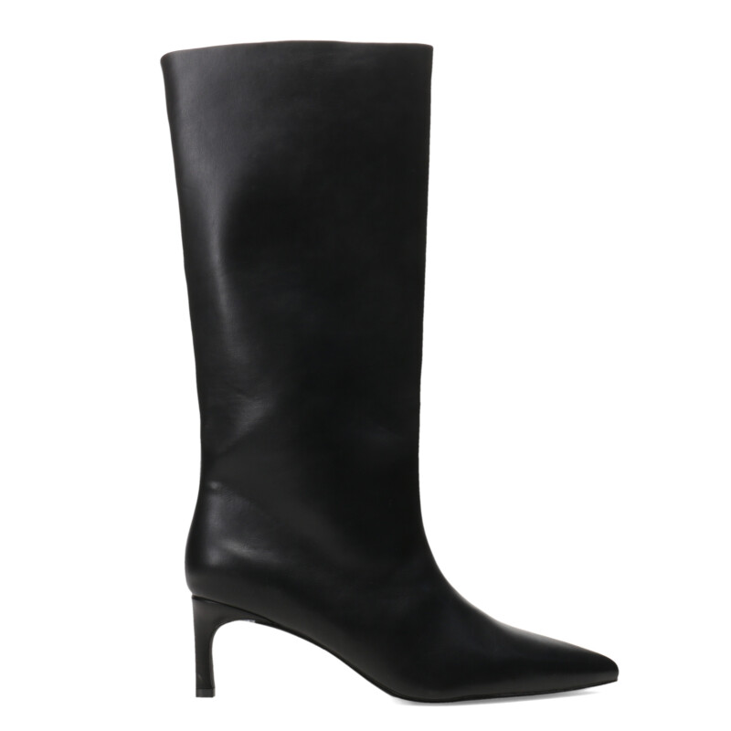 Botas de Mujer Miss Carol Alta Cala Con Taco Aguja Negro