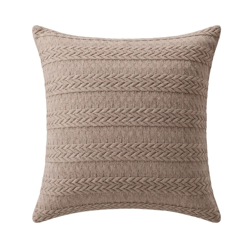 COJIN CUAD BEIGE 43X43CM Unica