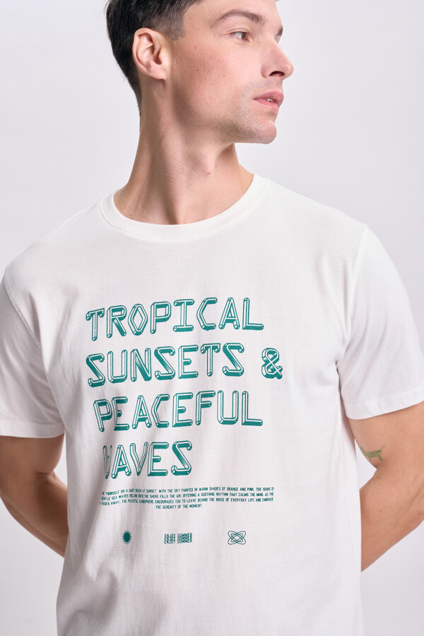 Remera estampa Crudo