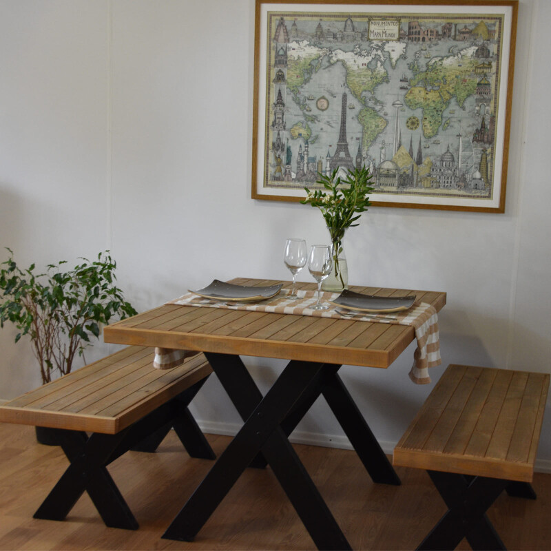 Juego de Comedor Pata X 1,60 Juego de Comedor Pata X 1,60