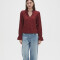 Blusa Oryval Bordeaux