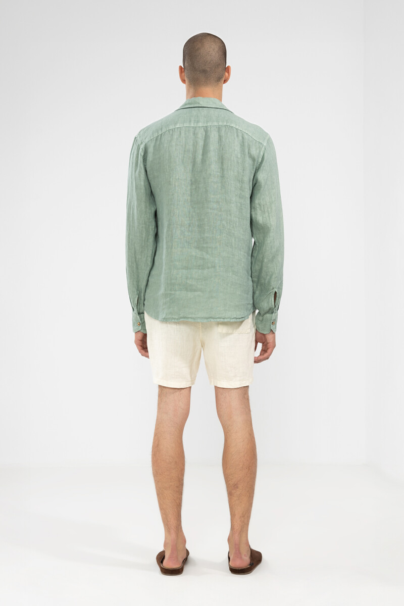 PREMIUM LINEN SHORTS Cream