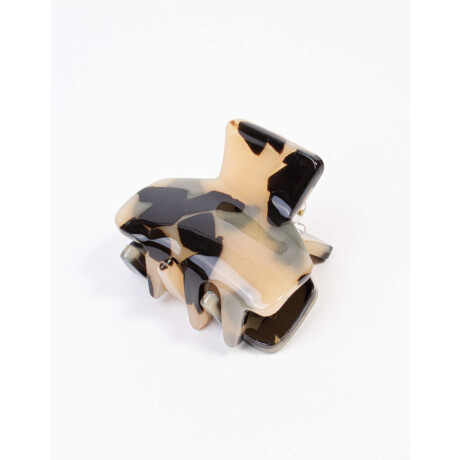 Broche Acrílico Marron Carey