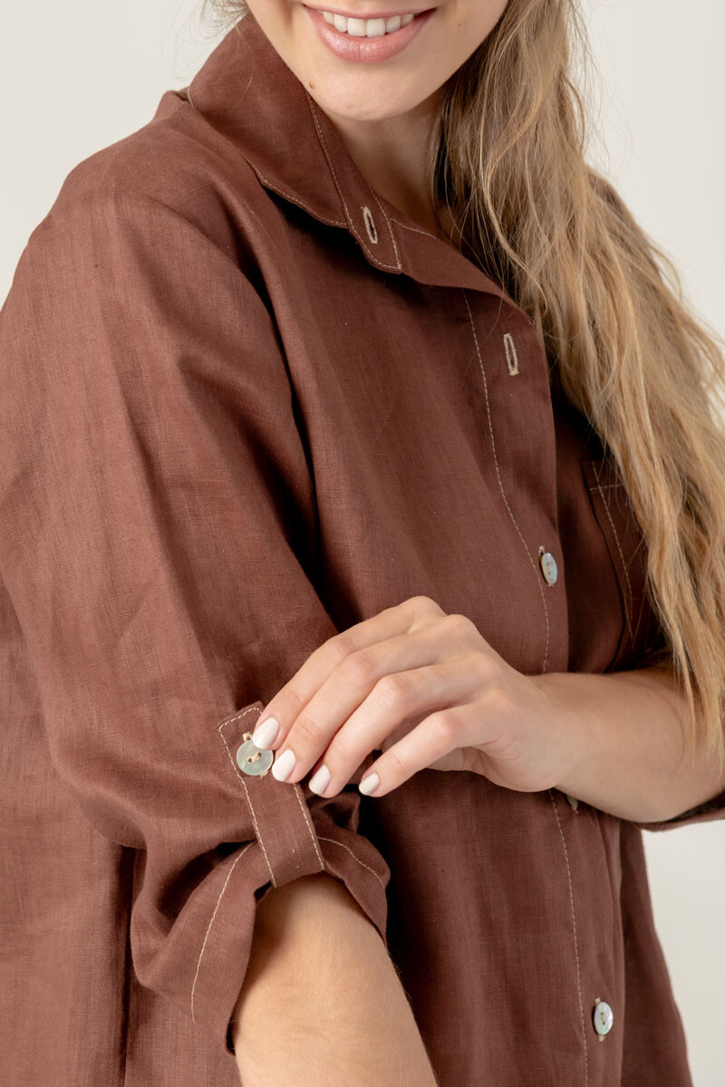 Vestido polonio Chocolate