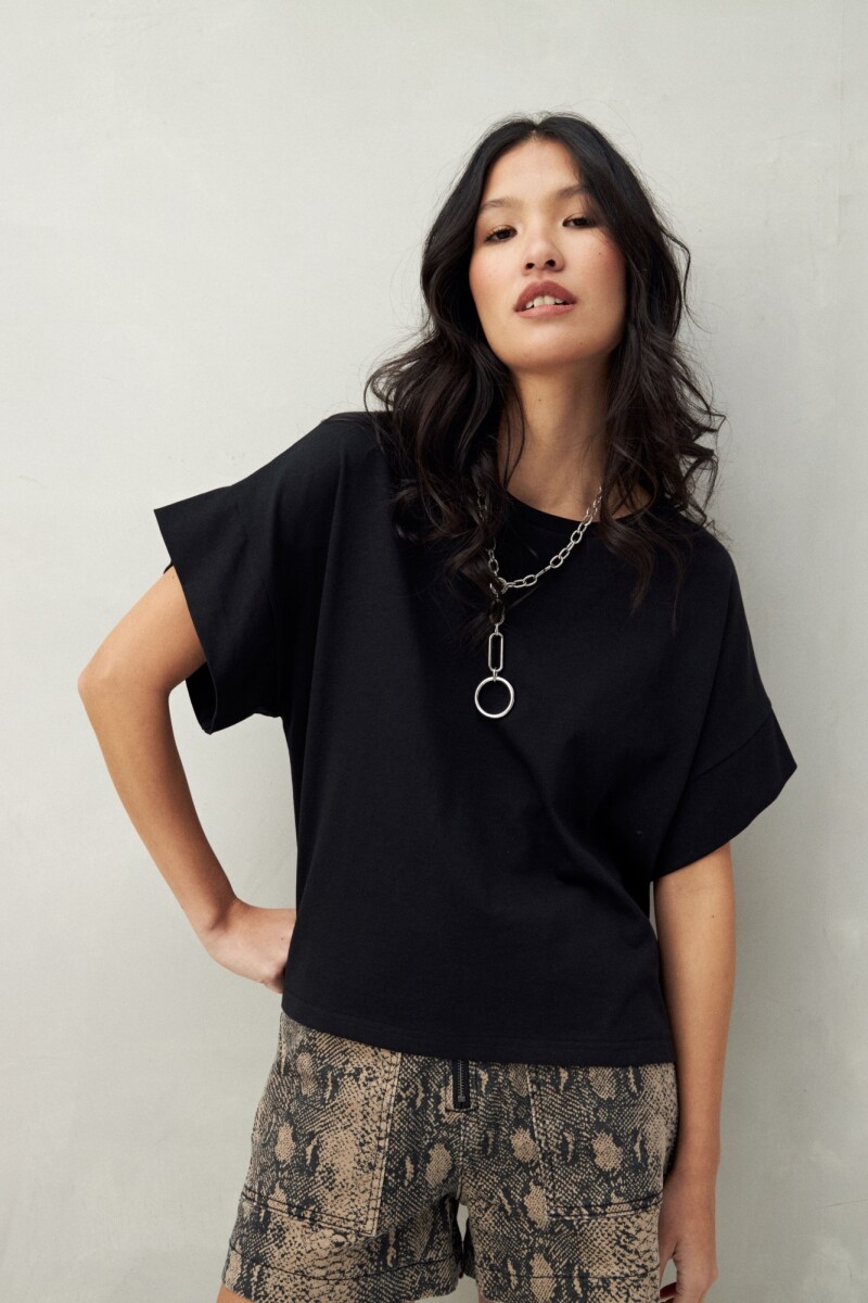 REMERA EXTAL Negro