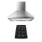 Campana Extractora Aeris 60CM Acero Inoxidable Pack De Campana Extractora Aeris 60CM + Anafe A Gas Vulcano Duo 2 Negro