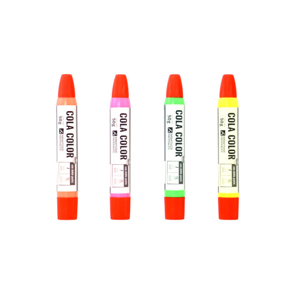 Cola Color doble punta - Flúo 50 g Única