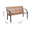 BANCO DE JARDIN - MADERA/HIERRO BANCO DE JARDIN - MADERA/HIERRO