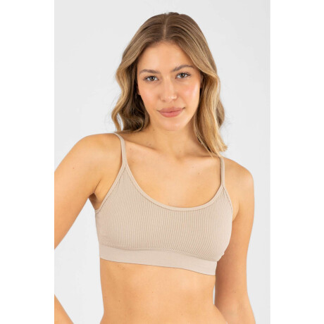 Soutien bretel fino Beige