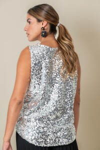 BLUSA NEROLI Plateado
