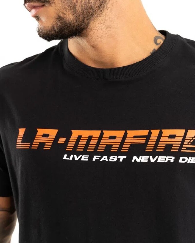 Camiseta Negra Para Hombre U