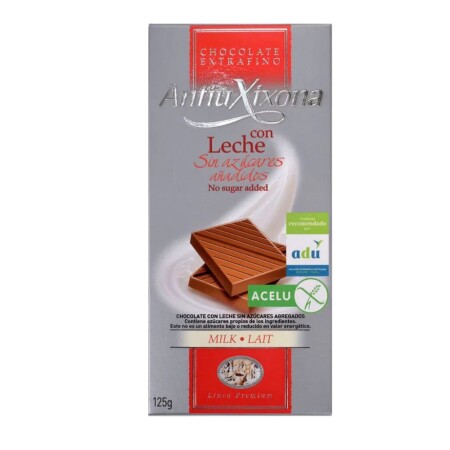Chocolate Con Leche Sin Azúcar Y Sin Gluten AntiuXixona Chocolate Con Leche Sin Azúcar Y Sin Gluten AntiuXixona